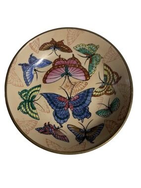 Unbranded Decor Butterfly Motif Decorative bowl wall hanger